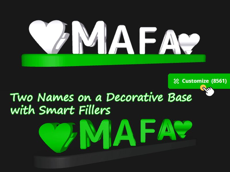 Two Names on Base with Smart Fillers (V2)