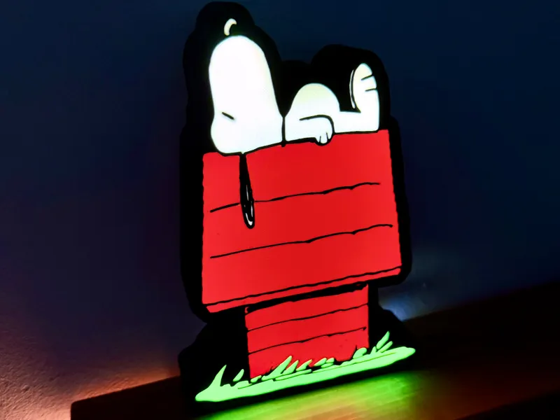 Sleeping Snoopy Lightbox