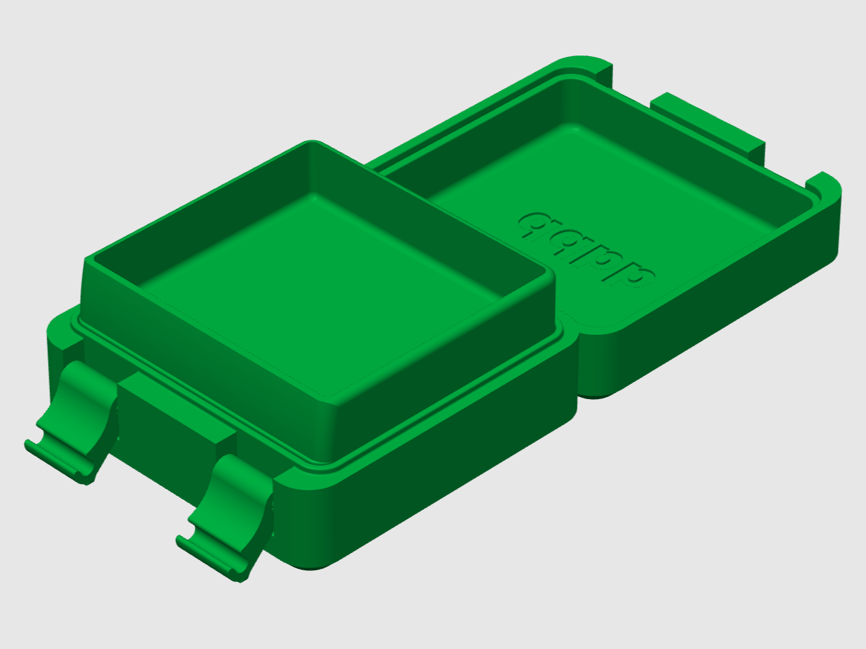 Miniatura 1 do modelo 3D 可自定义尺寸 收纳盒 | 工具盒 | 储物盒 | 文具盒——丝滑锁扣铰链