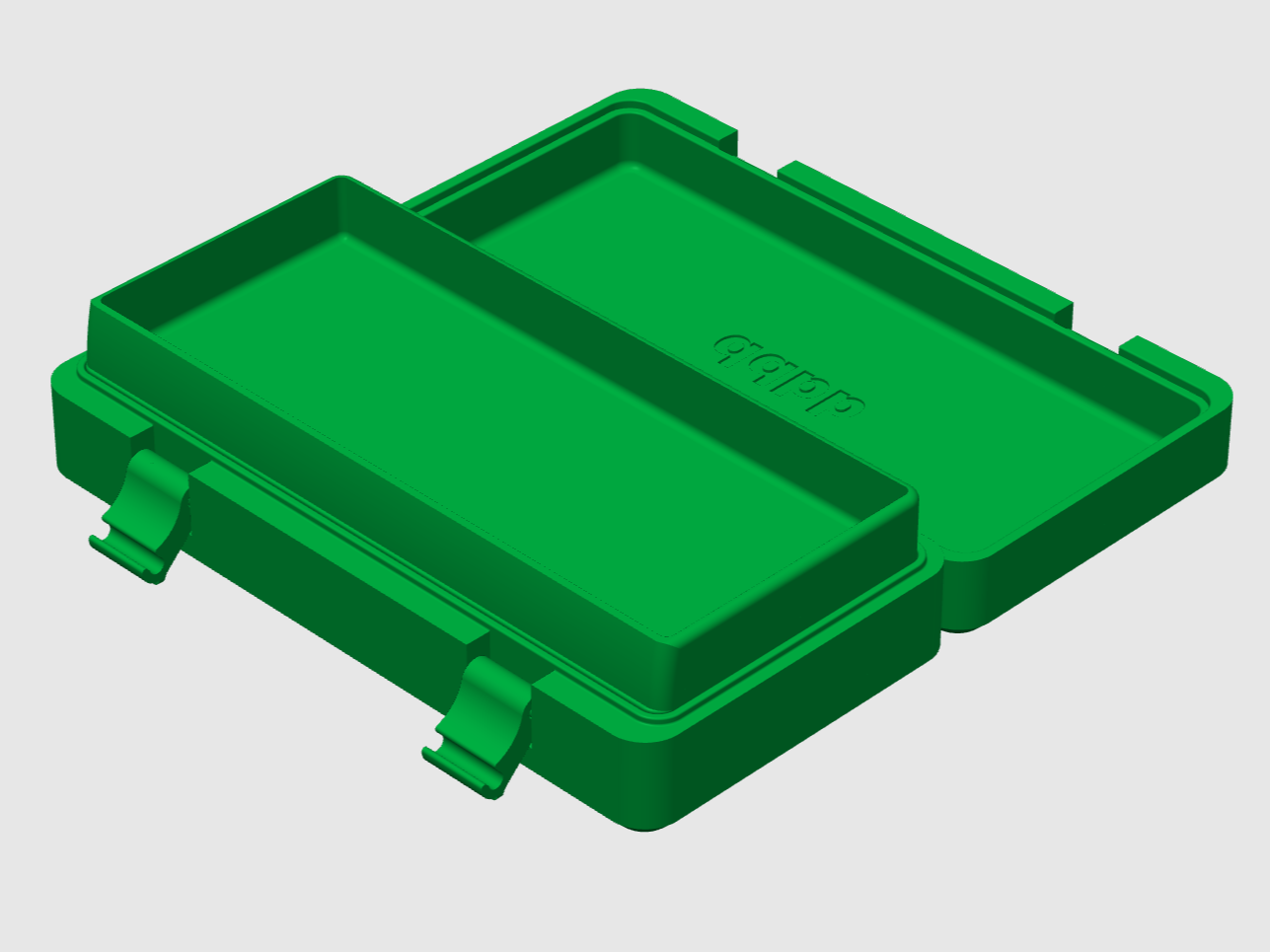 Miniatura 6 do modelo 3D 可自定义尺寸 收纳盒 | 工具盒 | 储物盒 | 文具盒——丝滑锁扣铰链