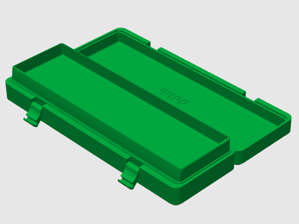 Miniatura 4 do modelo 3D 可自定义尺寸 收纳盒 | 工具盒 | 储物盒 | 文具盒——丝滑锁扣铰链