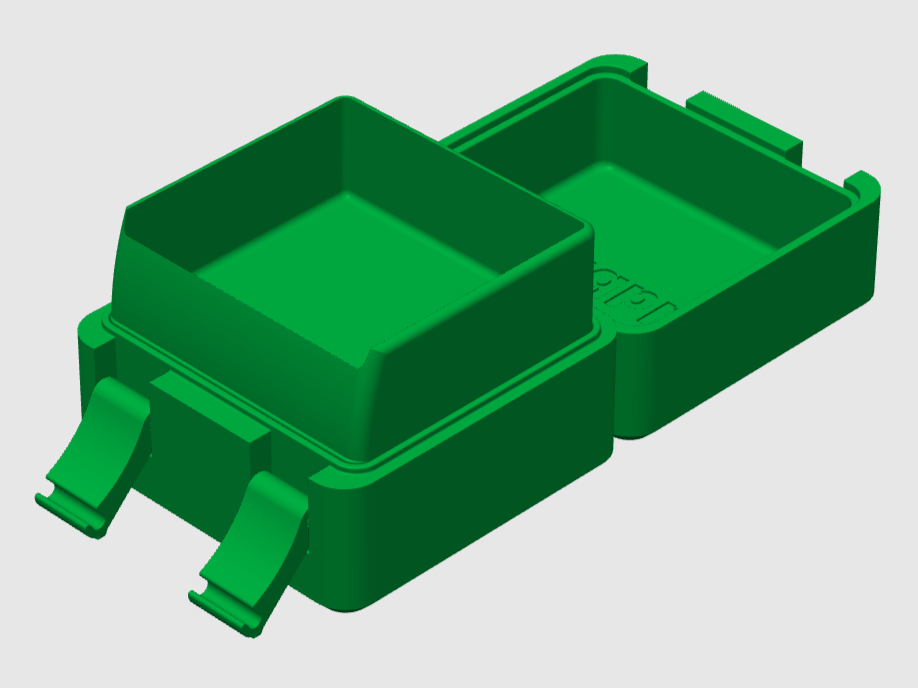 Miniatura 5 do modelo 3D 可自定义尺寸 收纳盒 | 工具盒 | 储物盒 | 文具盒——丝滑锁扣铰链