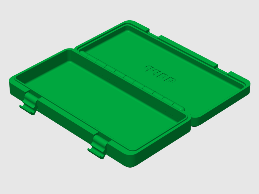 Miniatura 8 do modelo 3D 可自定义尺寸 收纳盒 | 工具盒 | 储物盒 | 文具盒——丝滑锁扣铰链
