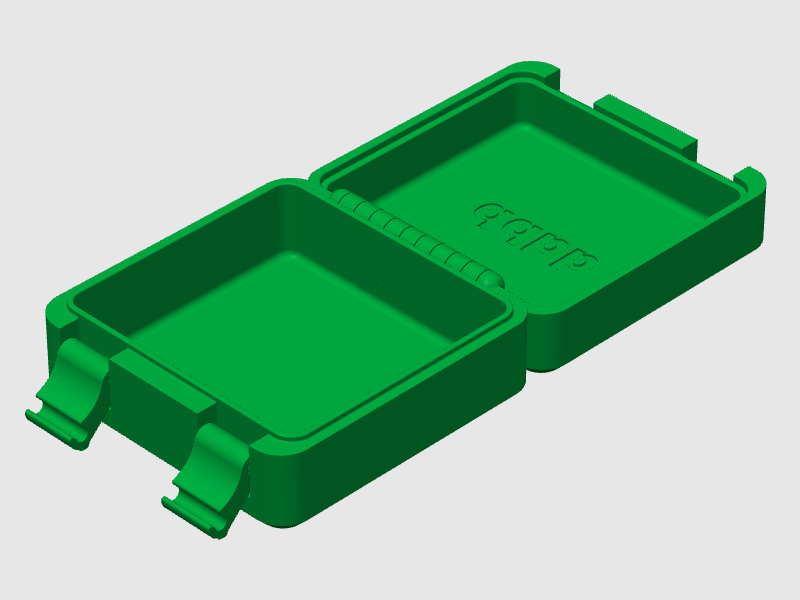 Miniatura 11 do modelo 3D 可自定义尺寸 收纳盒 | 工具盒 | 储物盒 | 文具盒——丝滑锁扣铰链