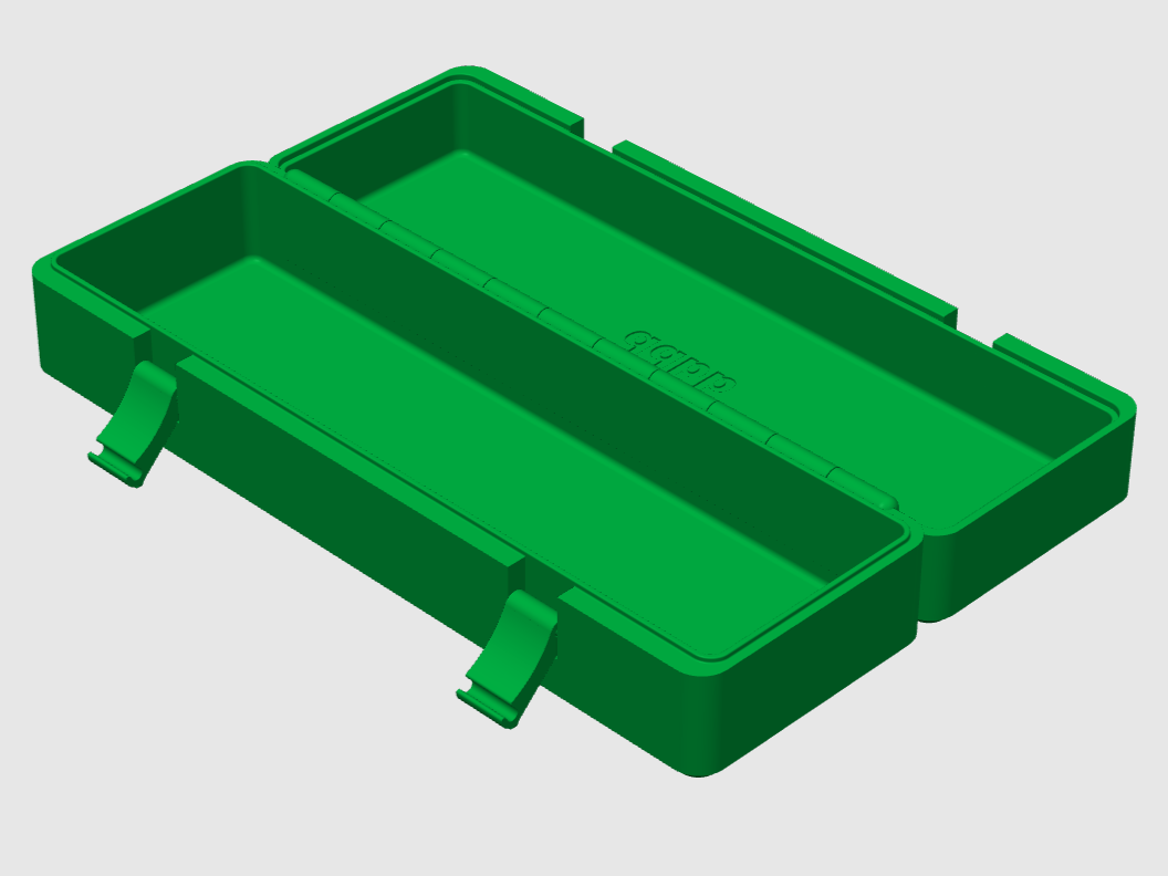 Miniatura 15 do modelo 3D 可自定义尺寸 收纳盒 | 工具盒 | 储物盒 | 文具盒——丝滑锁扣铰链