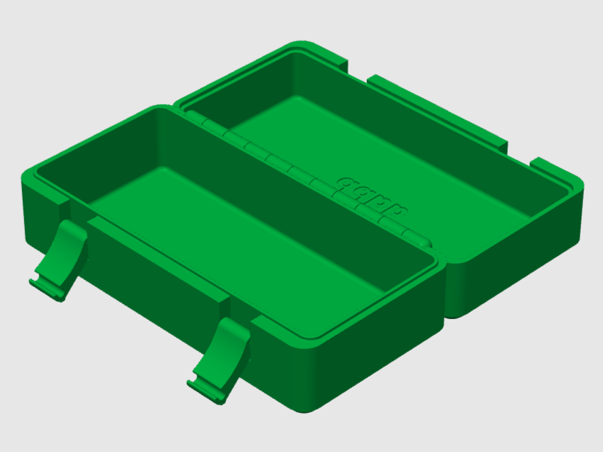 Miniatura 12 do modelo 3D 可自定义尺寸 收纳盒 | 工具盒 | 储物盒 | 文具盒——丝滑锁扣铰链
