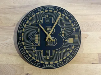 Bitcoin clock