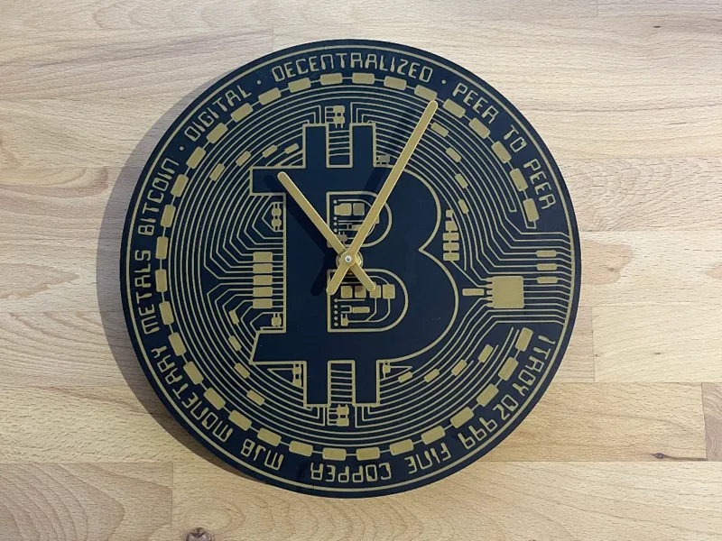 Bitcoin clock