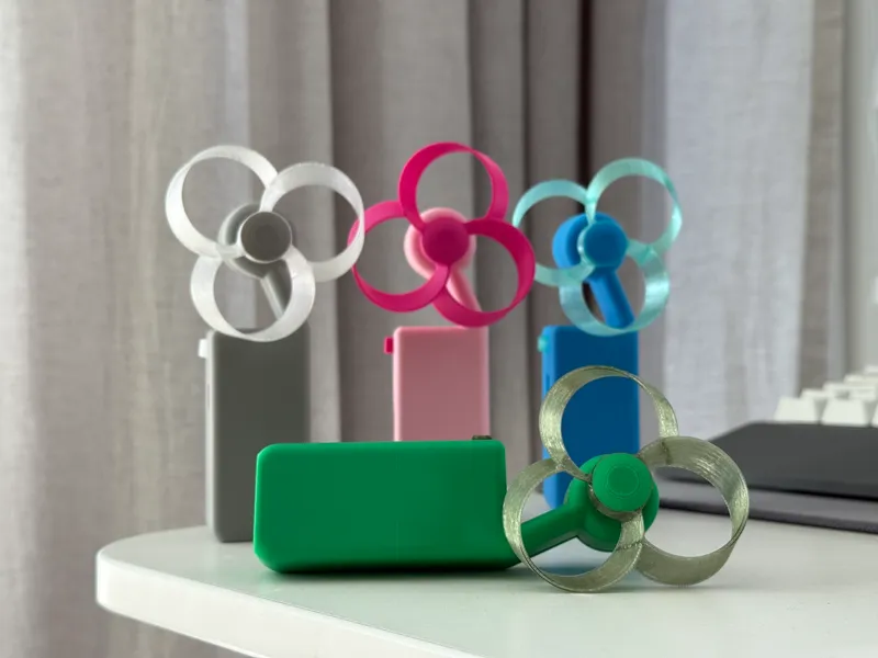 Portable fan - Rechargeable kit