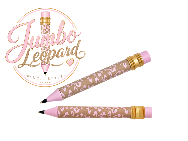 Jumbo Leopard Pencil-Style Pen (BIC)