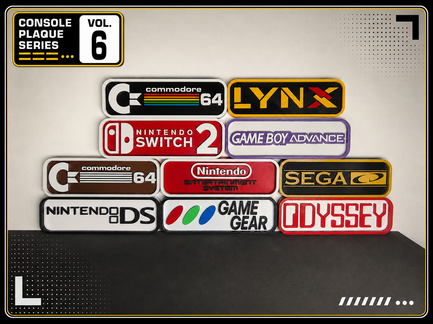 Console Plaque Series Collection Vol. 6
