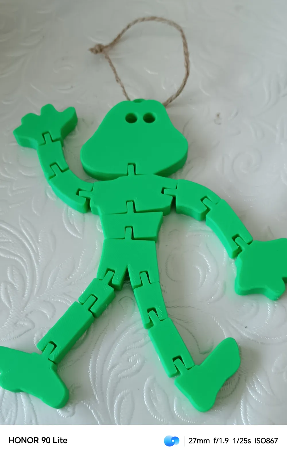 Friendly Frog – Articulated Waving Desk Buddy - Free 3D Print Model ...