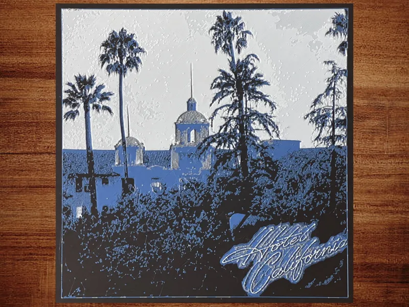 Eagles Hotel California (Chroma Canvas)