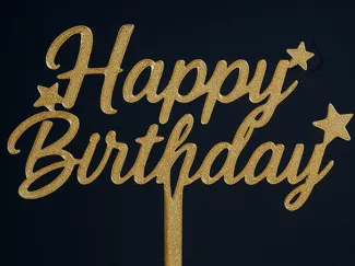 topper Happy Birthday 