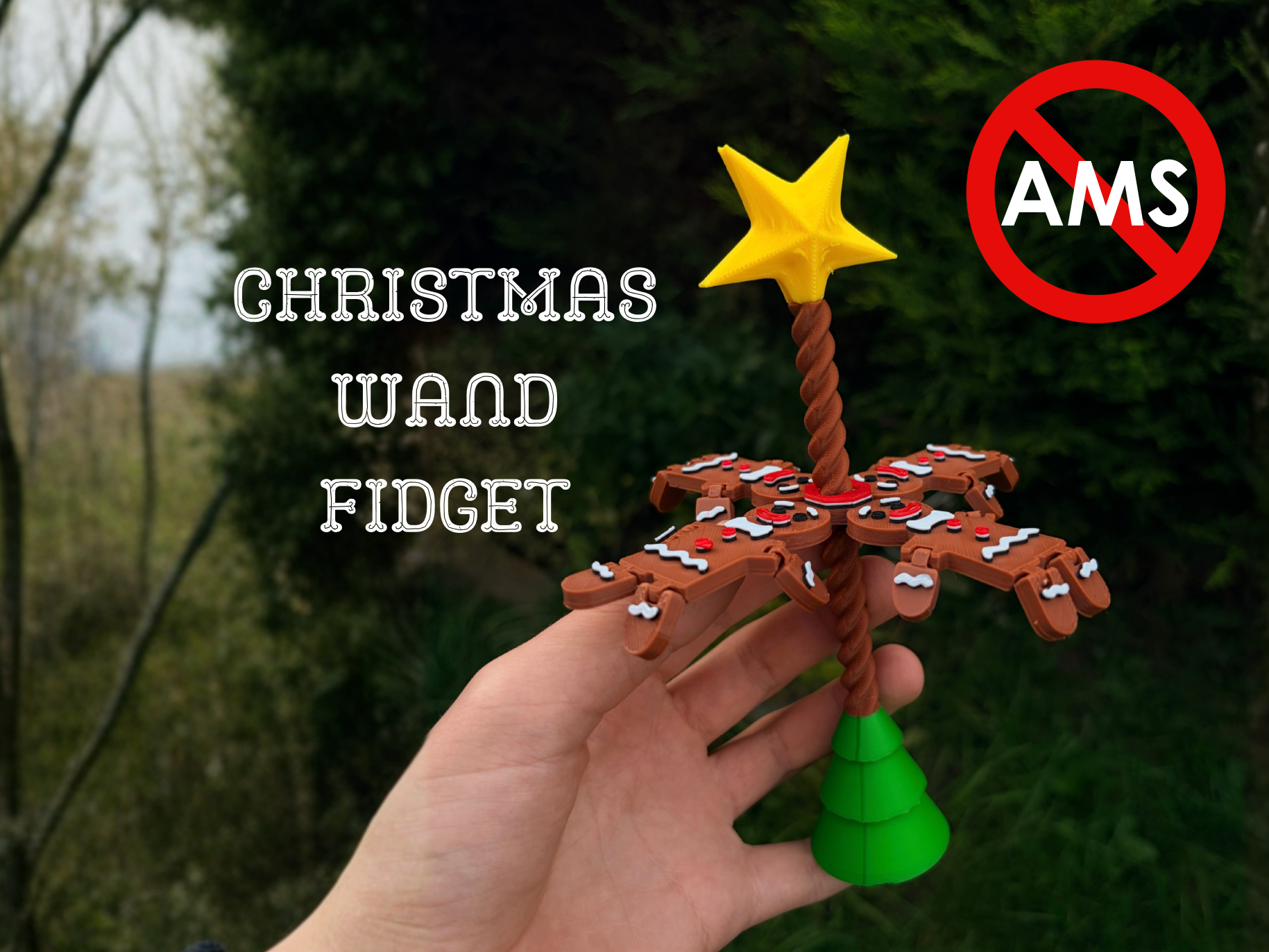 CHRISTMAS WAND FIDGET - 1