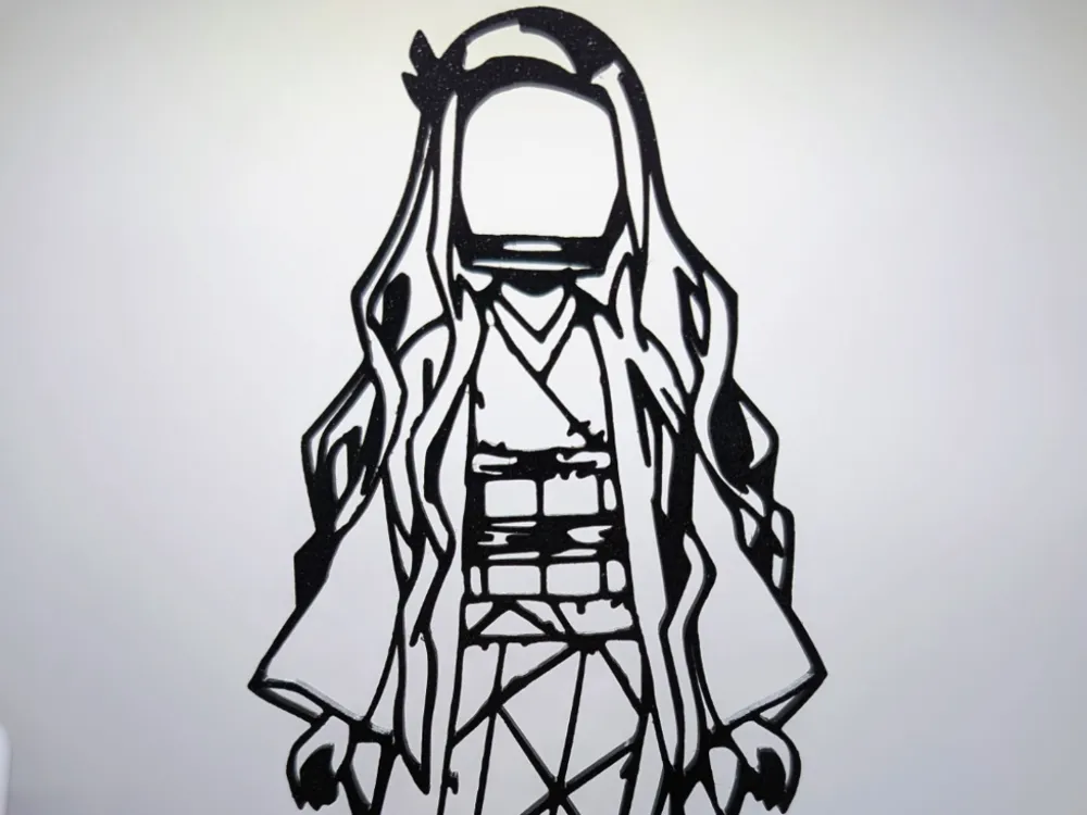 Nezuko Kamado - Demon Slayer Wall Art - Free 3D Print Model - MakerWorld
