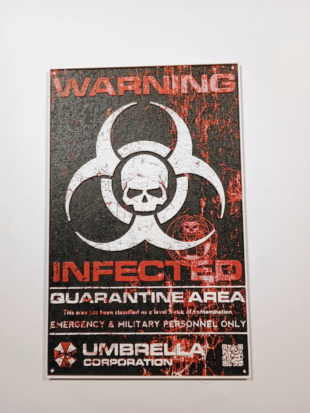Umbrella corporation warning sign by Brammerdk - MakerWorld