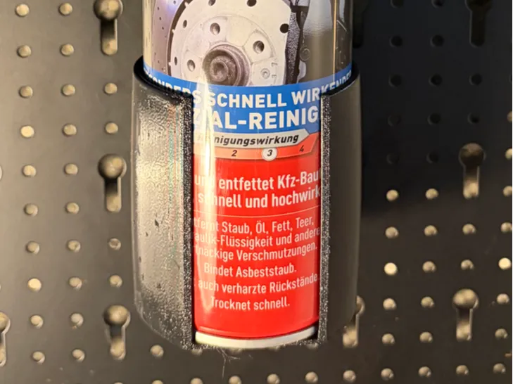 Halter Dose D=60mm für Werkzeugwand/Lochwand