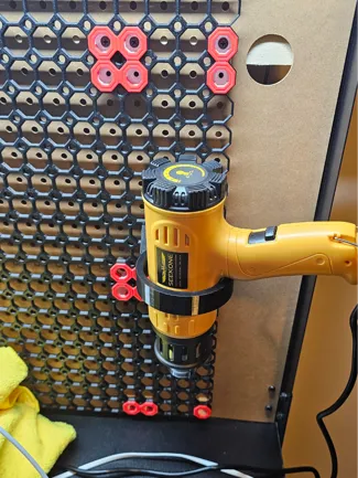 Heat gun mount ring for Multiboard