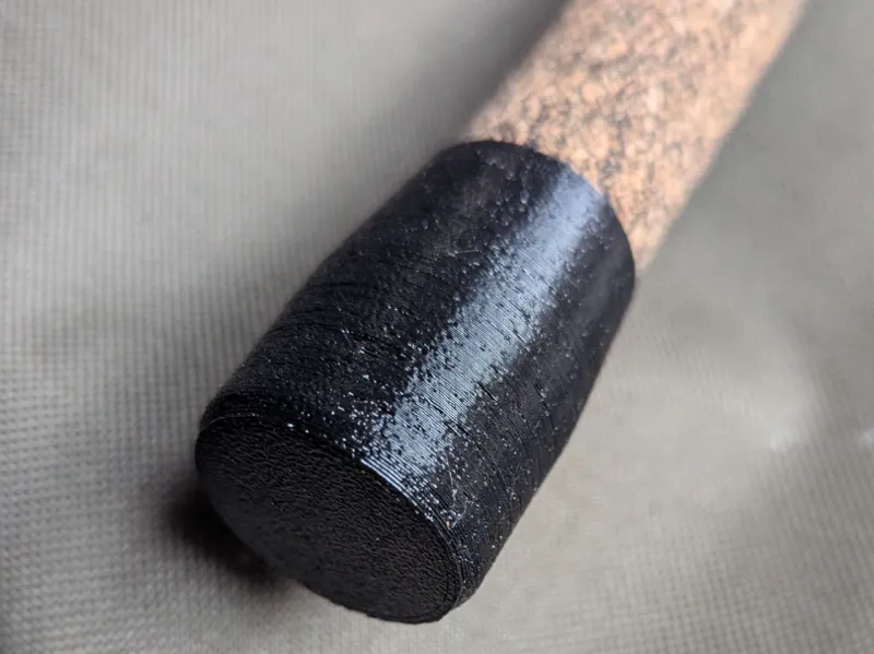 fishing rod butt cap - TPU - parametric model