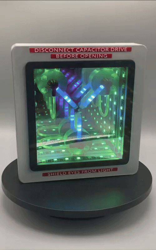 Flux Cap Infinity Mirror