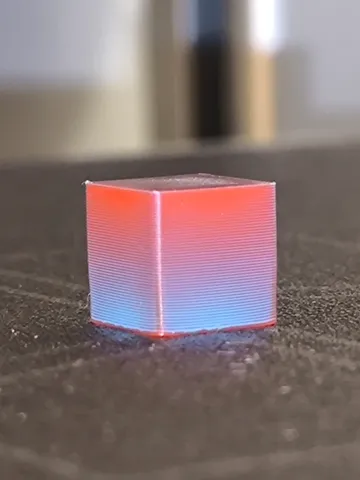 Accesorio para boquillas: Color Gradient Test Cube — vista de referencia 2