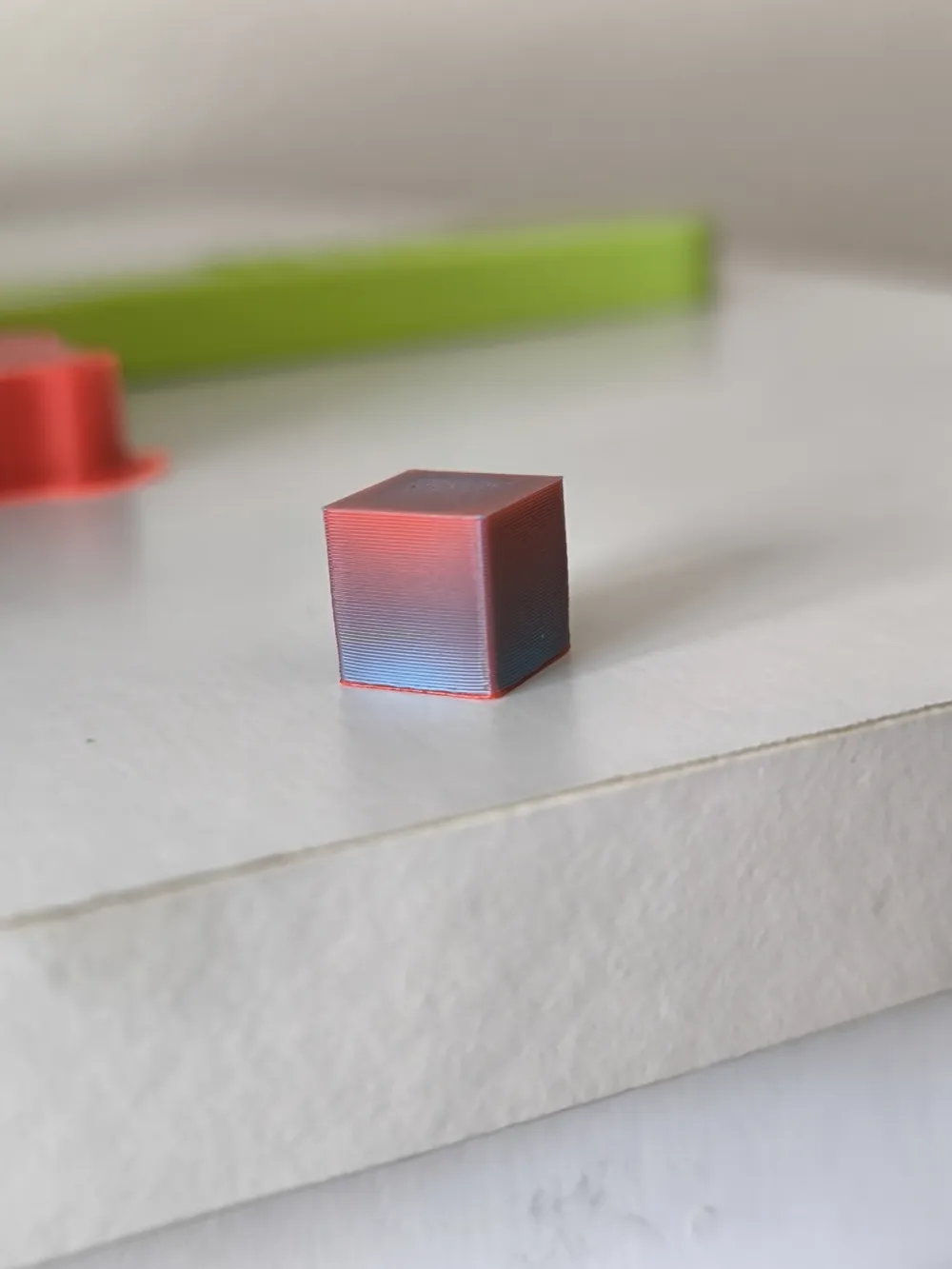 Color Gradient Test Cube - Free 3D Print Model - MakerWorld