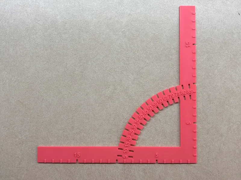 Measuring Square and Protractor