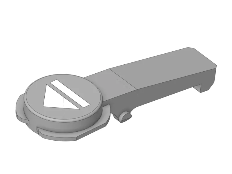 Vacuum Cleaner Pipe Lock Button - Hygienic 700 