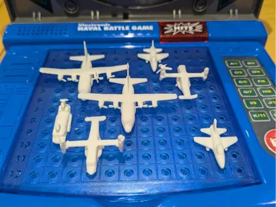 Battleships board game - Aircraft Pieces