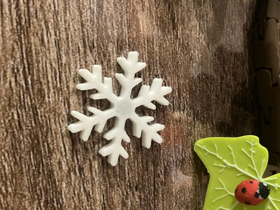Christmas Snowflake Magnet by Layra MakerWorld: Download Free 3D Models