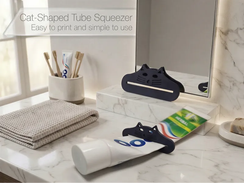 Cat Toothpaste Squeezer
