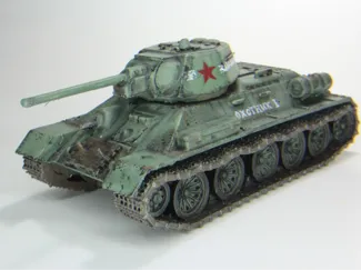Soviet T34/76 tank 1:56 scale (28mm)