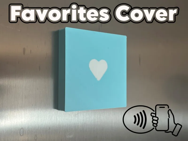 NFC Spotify Favorites Cover Magnet