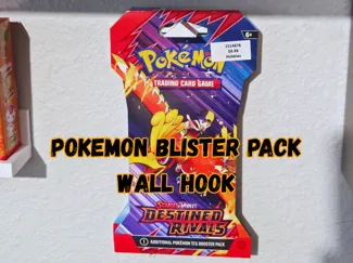 Pokemon Blister Pack / Toy Wall Hook