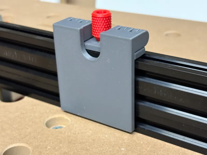 Flip Stop for 2060 Profile (Print in Place Hinge)
