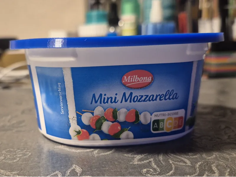 Milbona Mini Mozarella Deckel