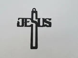 Chaveiro Jesus – Fé Cristã em Design Minimalista