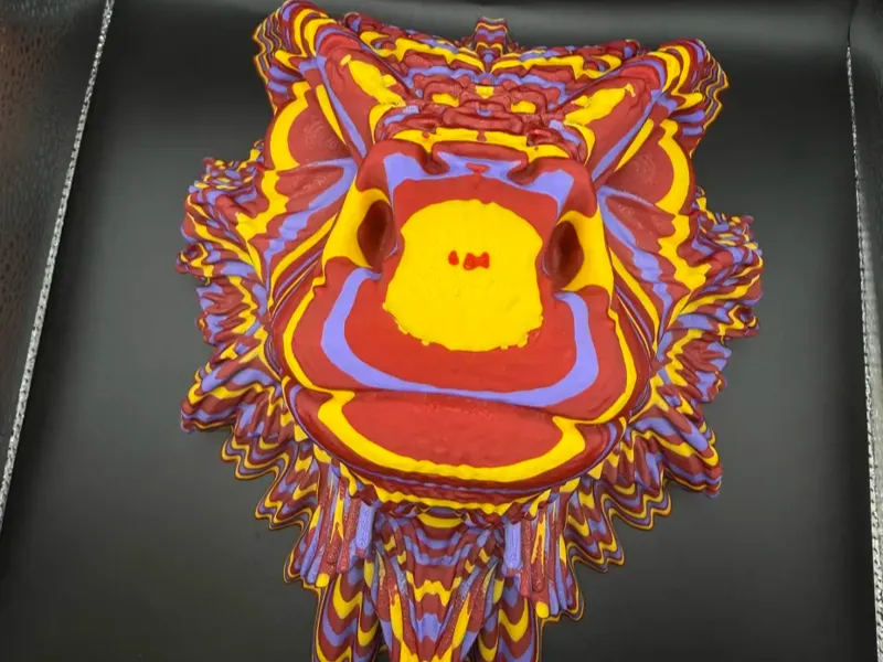 Dragon Head Color Stacked