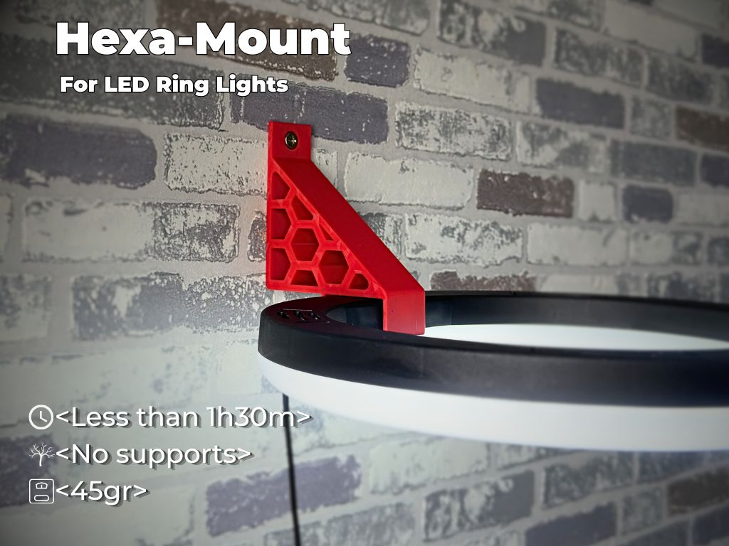 HEXA-MOUNT: The Best Ring Light Wall Bracket