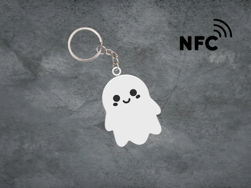 NFC Keychain Cute Ghost