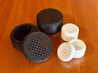 Parametric Desiccant Container