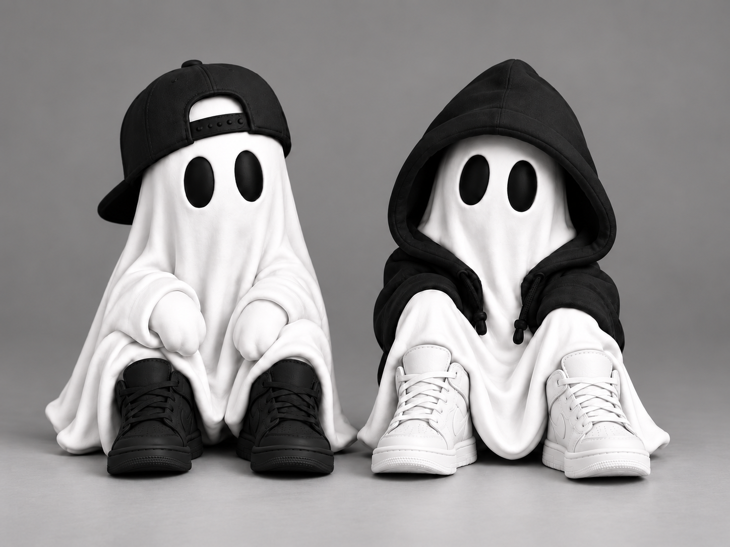 Streetwear Ghost Duo – AMS + Single Color Version - 1