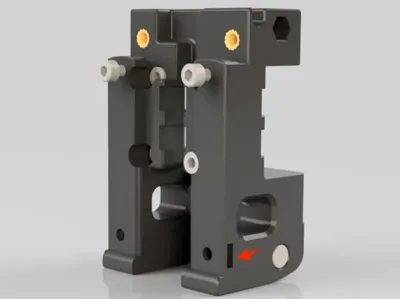Voron 2.4 X Carriage Frame HEX Nut Mod for AB/SB