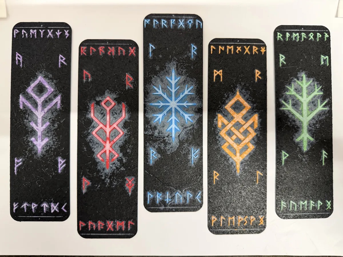 Nordic Rune Bookmarks – Elemental Set - Free 3D Print Model - MakerWorld