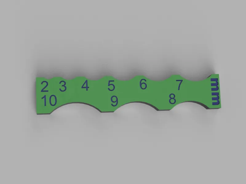 Fillet Gauge 2-10mm
