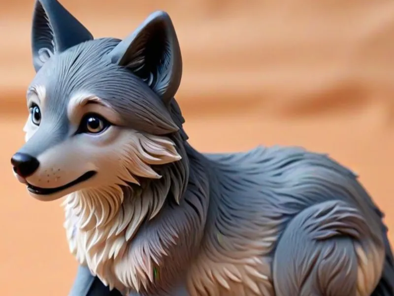 lobo sentado 