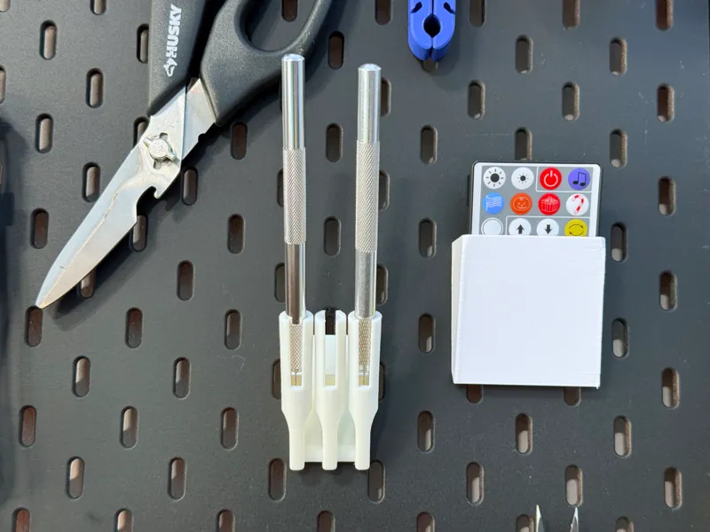 Skadis x-acto knife holder