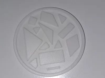 Glass coaster