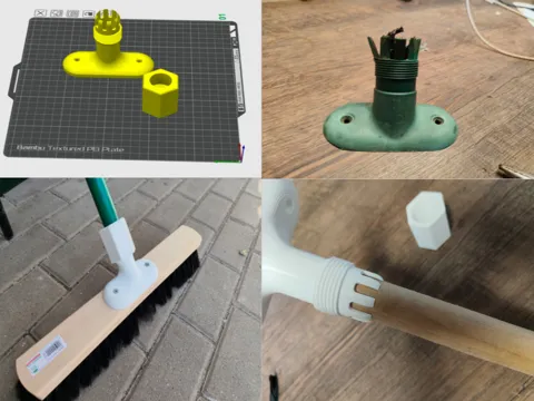 Modelo para impresión 3D: Besen / Gerätestielhalter — referencia de MakerWorld